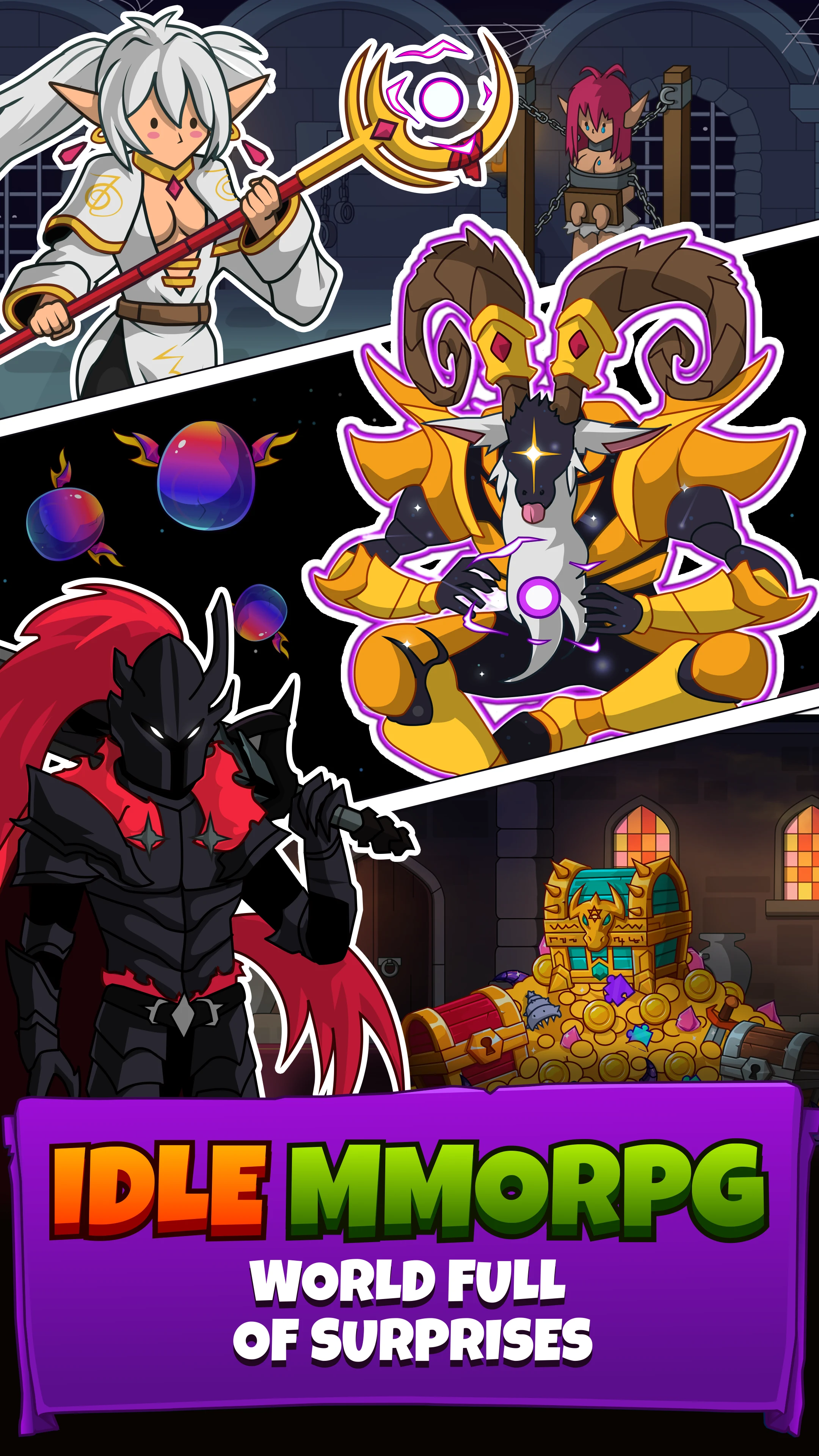 Hunter Hunter Heroes IDLE RPG screenshot
